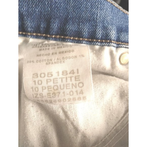 Lee Relaxed Fit Women's Denim Jeans Straight Leg Size 10 Petite - Picture 5 of 7